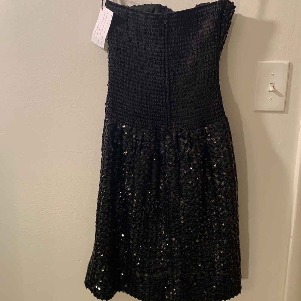 ✨ Strapless Sparkly Sequin Mini Dress | Party • Holiday • Date Night ✨ - Picture 10 of 12